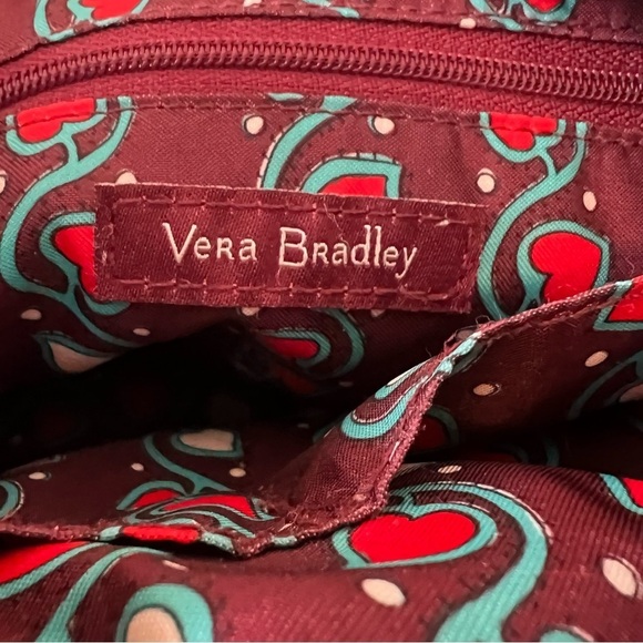 VERA BRADLEY Regal Paisley Convertible Carson Crossbody Floral Red Blue Quilted - Picture 15 of 15